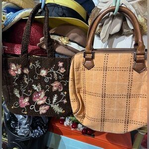 Pair of cloth purses